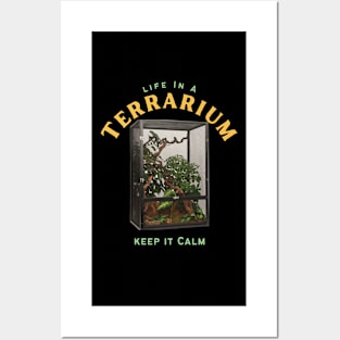 Life in a terrarium - Keep it calm - Snail Terrarium Posters and Art